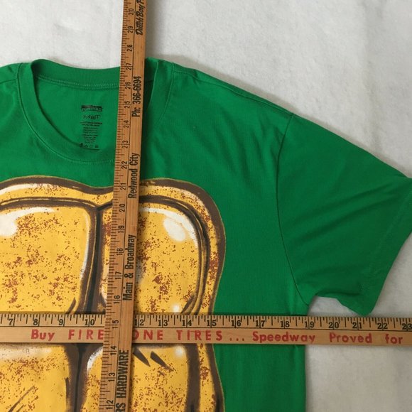#87 Spirit Halloween Teenage Mutant Ninja Turtles Shell Costume T-Shirt Adult M - Picture 3 of 7